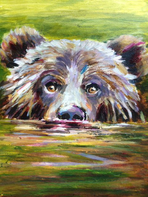 Spirit Animal: Bear - painted by Louise Lambert 