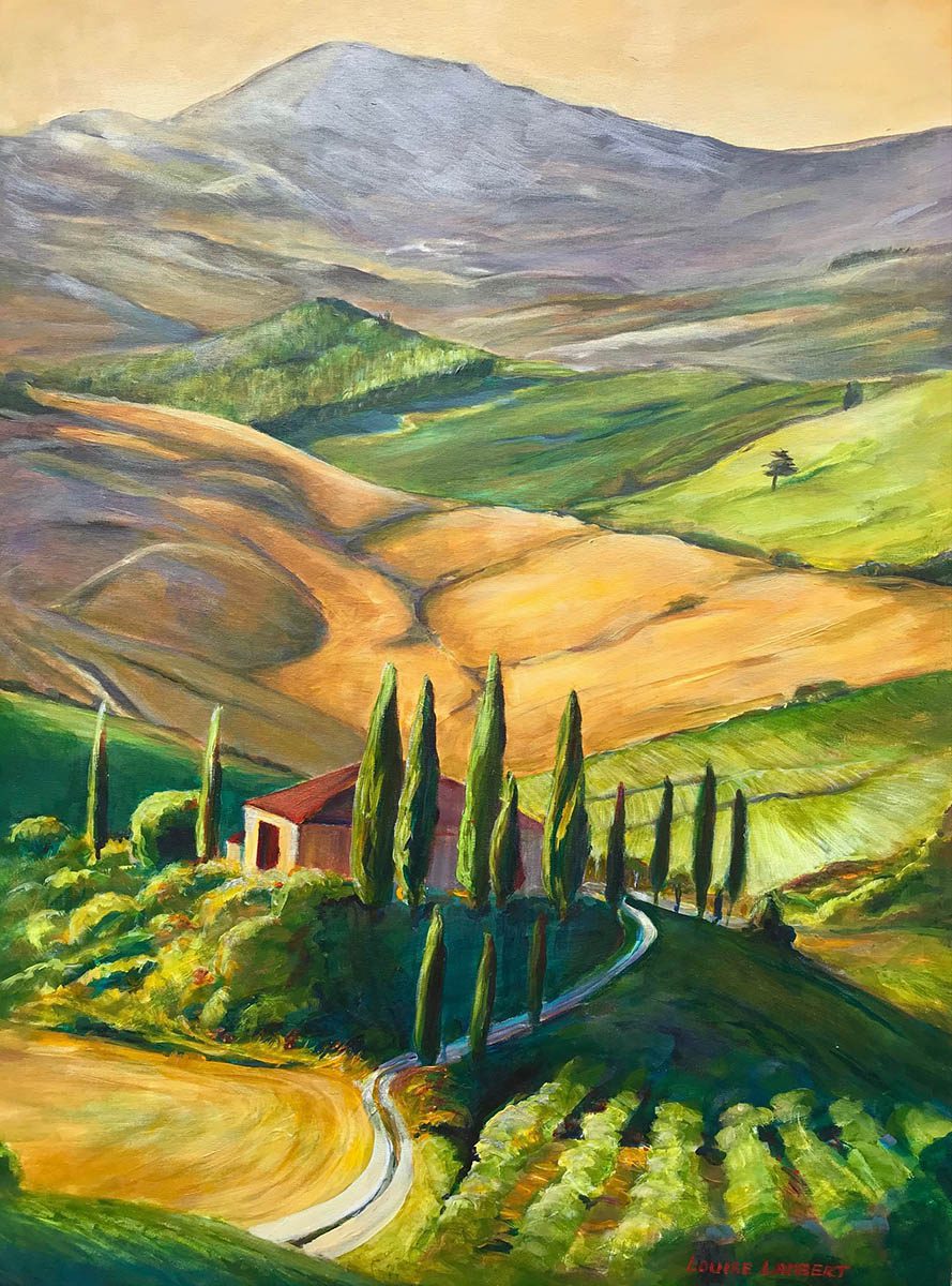 Tuscany Okanagan Original Art Wine Country Studios