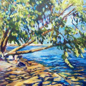 Lake Okanagan - wine art