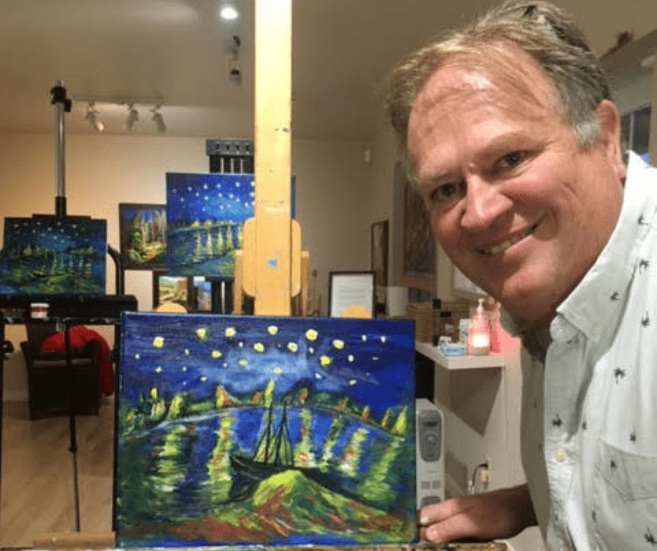 new creation, "Starry Starry Night" inspired Van Gogh