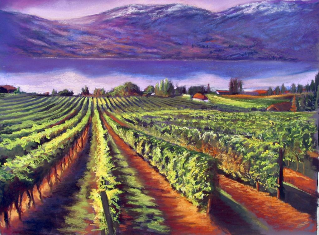 How to paint a Vineyard-workshop